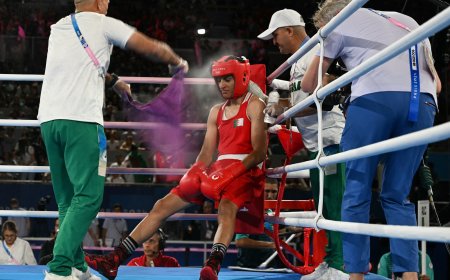 Algeria’s Imane Khelif files harassment case after gender row