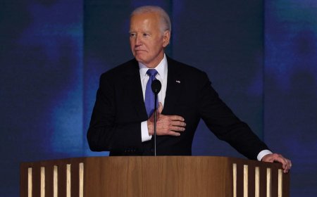 Emotional Joe Biden passes torch to Kamala Harris ending 5 decades in elected office