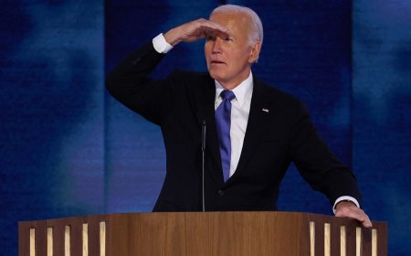 Look past the tributes, Joe Biden has been shuffled aside now in every sense of the word