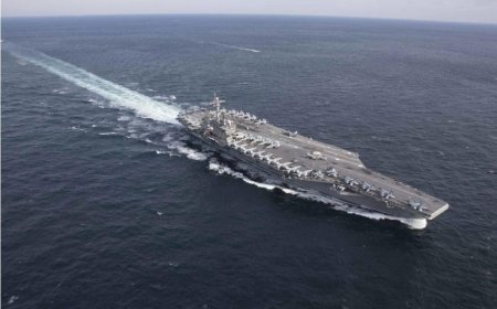 Amid Rising Tensions, US Aircraft Carrier Arrives In Middle East
