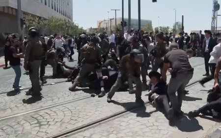 Israeli police beat ultra-Orthodox Jewish protesters to disperse them