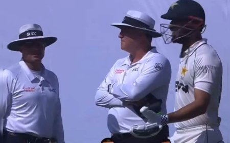 Watch: Pakistan Captain Shan Masood Furious With Third Umpire's Controversial Call In 1st Test vs Bangladesh