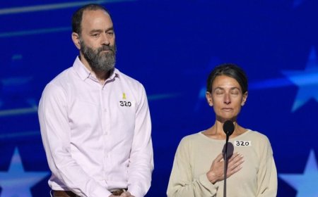 Hamas hostage's parents deliver emotional speech at DNC, urging for hostage deal