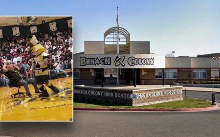California high school principal placed on leave after video surfaces of inappropriate dance with mascot