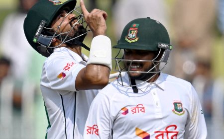 Cricket: Bangladesh beat Pakistan by 10 wickets in historic Rawalpindi Test