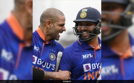 Rohit Sharma Hails "The Ultimate Jatt" Shikhar Dhawan Following Retirement