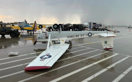 US service members injured after wild storm hits McConnell AFB, forcing air show cancellation