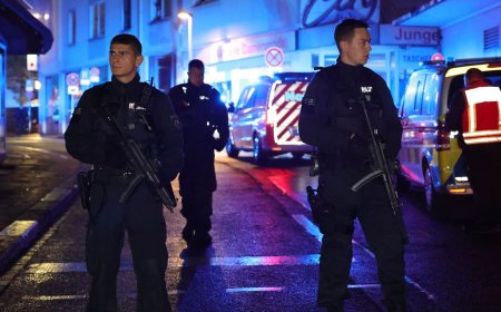 An attack at a festival in a German city kills 3 people and seriously wounds at least 5