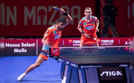 UTT 2024: Manav Thakkar Beats Manush Shah But Ahmedabad SG Pipers Hold Off U Mumba TT To Win 9-6