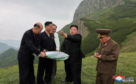 North Korea's Kim Jong Un Attends Test-Firing Of Rocket Launcher