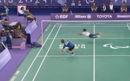 India Badminton Star Sivarajan Solaimalai's 'Flying Return' At Paralympics Is Viral. Watch
