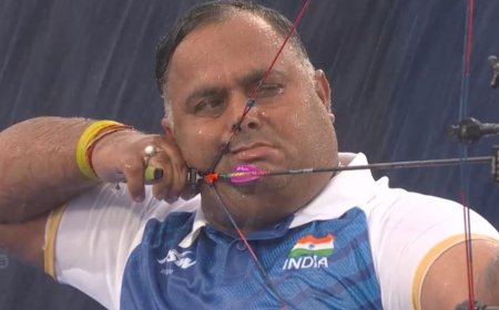 Rakesh Kumar Enters Pre-Quarterfinals In Paralympics Archery Competition