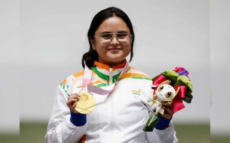 Shooter Avani Lekhara Rewrites History Books With Gold Medal At Paris Paralympics