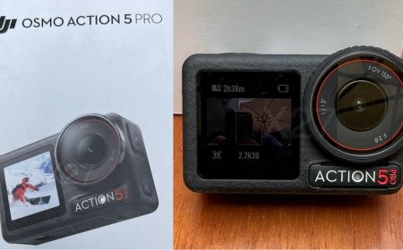 DJI 下一代運動相機 Action 5 Pro 外觀與包裝實照在網絡上洩露了