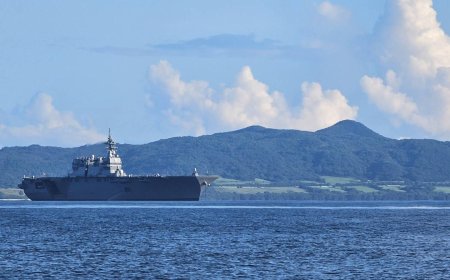 獨／日本「準航艦」欲近台？ 5國聯合軍演後 出雲號獨留石垣整備