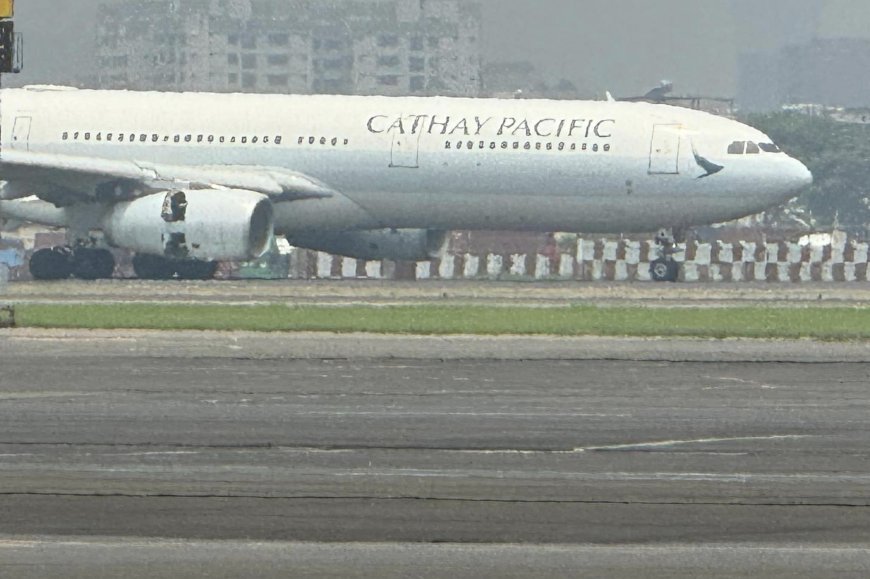 高雄航班疑引擎故障 國泰航空:機械因素、人員均安