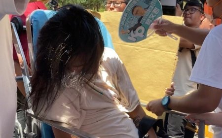 又一名小草中暑倒地...送醫畫面曝光 民眾喊「小草冷靜」