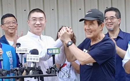 3度赴基隆挺謝國樑！馬英九提及競選站台5次「沒看走眼」：罷謝是錯的