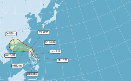 輕度颱風「摩羯」晚間生成！ 最新預測路徑曝光