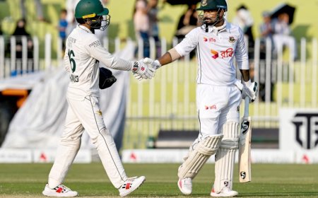 Ton-up Litton Das Helps Bangladesh Thwart Pakistan In Second Test