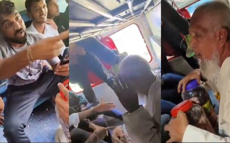 Elderly Muslim man accused of carrying beef beaten on train in India