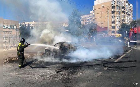 Russia Says Repelled "Massive" Ukrainian Drone Attack On Energy Plants