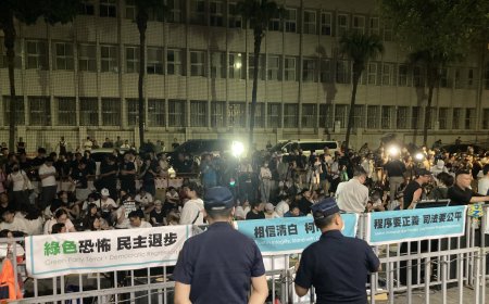 「館長」帶百人份消夜至北檢 稱：希望有奇蹟、陪到底