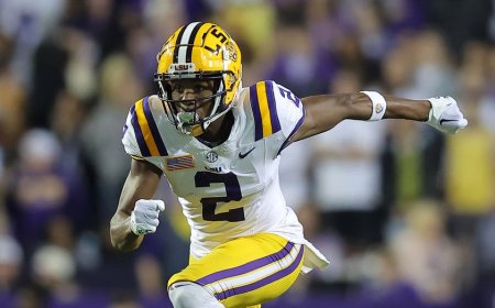 LSU player called for unsportsmanlike conduct after appearing to pretend to shoot gun after touchdown