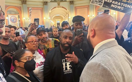 Protests erupt at California State Capitol after pair of reparations bills shelved