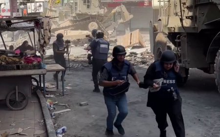 Journalists flee Israeli assault in the occupied West Bank