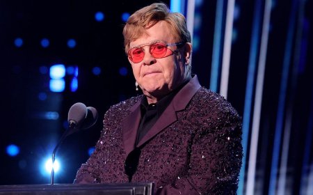 Elton John left with 'limited vision' following health scare