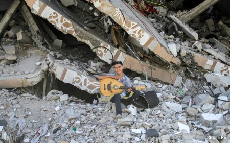Gaza Musician Sings For Children Enduring Daily Horrors Of War