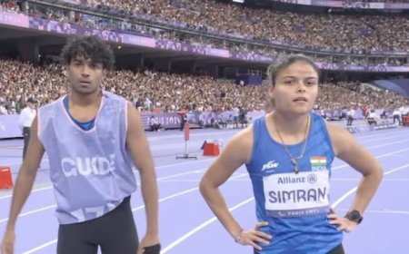 Paris Paralympics 2024: Simran Enters Final Of Women's 200m T12 Race