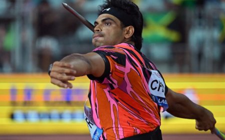 Neeraj Chopra Books Diamond League Finale Spot With 4th Place Finish
