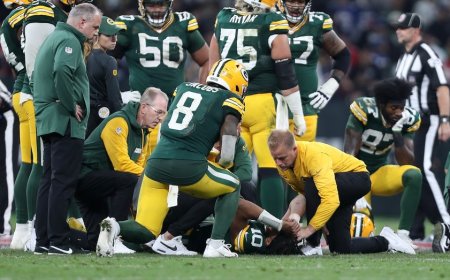 Jordan Love injured in final seconds as Eagles beat Packers in first NFL game in South America
