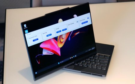 Lenovo 的 Auto Twist 概念筆電可以隨著你的位置、語音指令旋轉、放平螢幕
