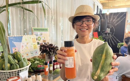「醜」蔬果也有春天 她推廣在地醜蔬果創作果汁將環島