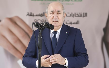 Algeria’s Abdelmadjid Tebboune re-elected president with 94.7 percent vote