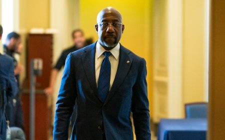 Warnock says gun lobby 'lines its pockets with the blood of our children' after Georgia school shooting