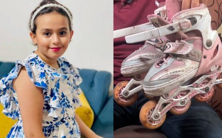 Video: Family mourns 10-year-old girl killed in her roller skates in Gaza