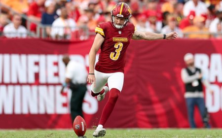 Commanders release kicker Cade York who missed 2 field goals in first game of season
