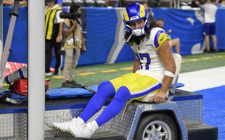 Rams star Puka Nacua will miss at least 4 weeks after being placed on IR for knee injury