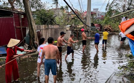 Thousands flee homes in Vietnam as Typhoon Yagi death toll climbs to 127