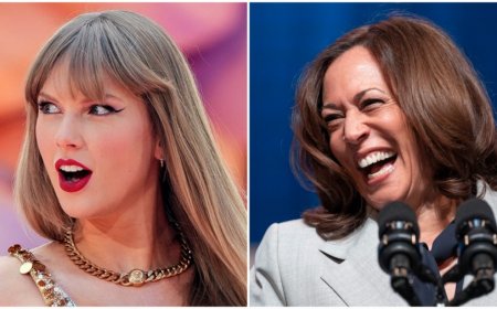 Taylor Swift endorses Harris