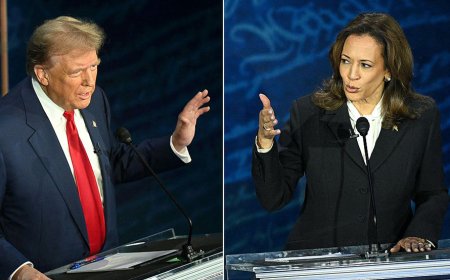 哈里斯与特朗普举行首场电视辩论，就移民等问题互相指责