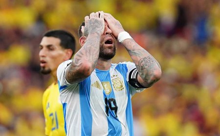 体坛联播｜阿根廷缺少梅西不敌哥伦比亚，凯恩百场里程碑双响