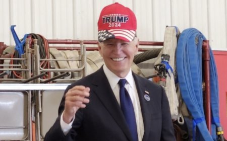 拜登戴上特朗普“竞选红帽”，白宫与特朗普团队双双回应