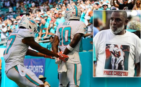 Tyreek Hill's dad wears supportive T-shirt with 2-word message after son's police incident