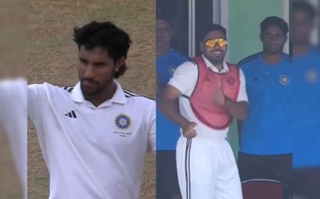 Watch: Avesh Khan's Hilarious Dance Moves To Celebrate Tilak Varma's Ton Steal Show