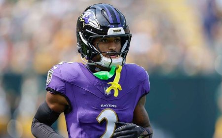 Ravens rookie Nate Wiggins ruled out of game against Raiders days after being involved in car crash